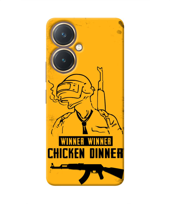 PUBG Chicken Dinner Vivo Y27 Real 4D Back Cover