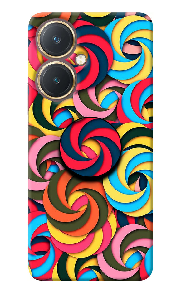 Spiral Pattern Vivo Y27 Pop Case