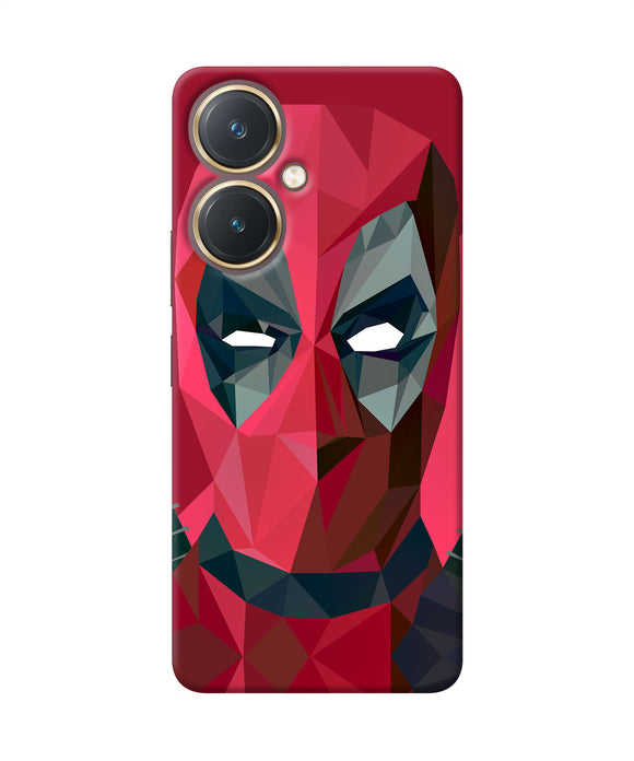 Abstract deadpool full mask Vivo Y27 Back Cover