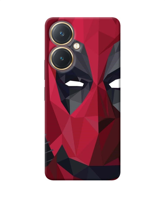 Abstract deadpool half mask Vivo Y27 Back Cover