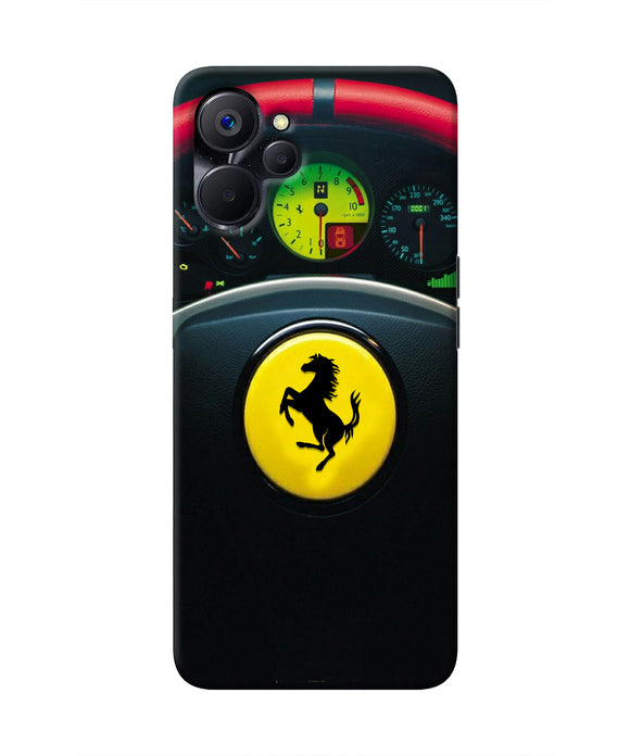 Ferrari Steeriing Wheel Realme 9i 5G Real 4D Back Cover