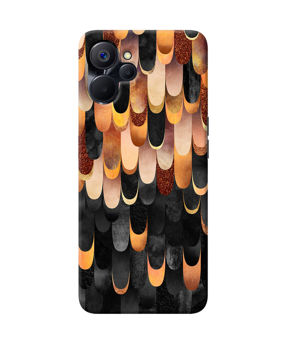 Abstract wooden rug Realme 9i 5G Back Cover