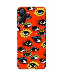 Abstract eyes pattern Realme 9i 5G Back Cover