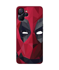 Abstract deadpool mask Realme 9i 5G Back Cover