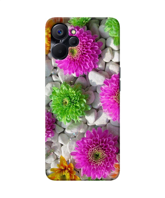 Natural flower stones Realme 9i 5G Back Cover