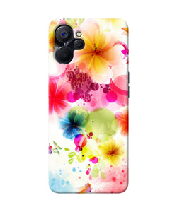 Flowers print Realme 9i 5G Back Cover