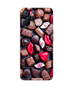 Valentine special chocolates Realme 9i 5G Back Cover