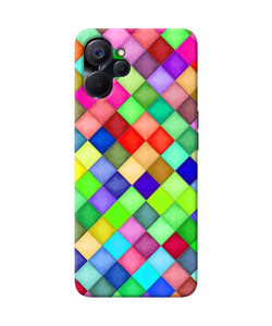 Abstract colorful squares Realme 9i 5G Back Cover