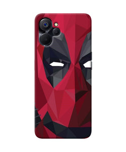 Abstract deadpool half mask Realme 9i 5G Back Cover