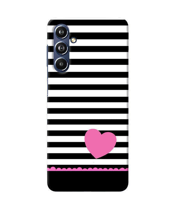 Abstract heart Samsung F54 5G Back Cover