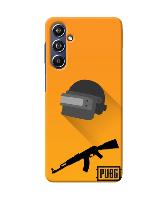 PUBG Helmet and Gun Samsung F54 5G Real 4D Back Cover