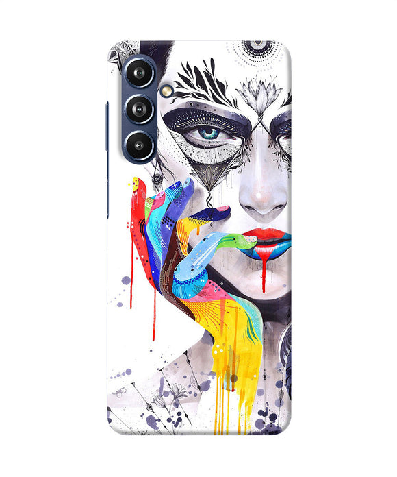 Girl color hand Samsung F54 5G Back Cover