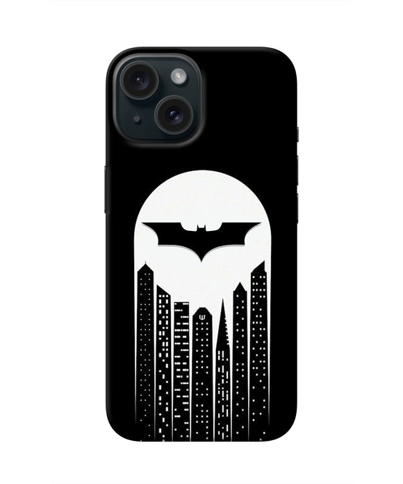 Batman Gotham City iPhone 15 Real 4D Back Cover