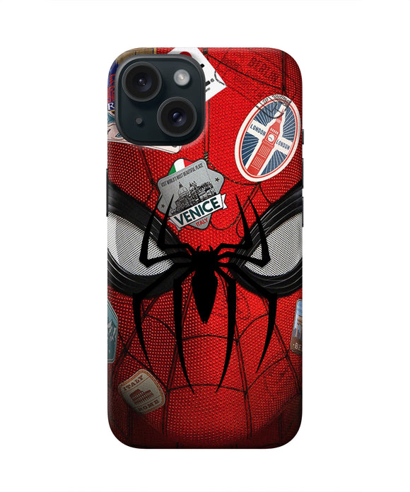 Spiderman Far from Home iPhone 15 Real 4D Back Cover