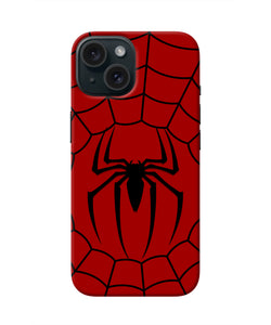 Spiderman Web iPhone 15 Real 4D Back Cover