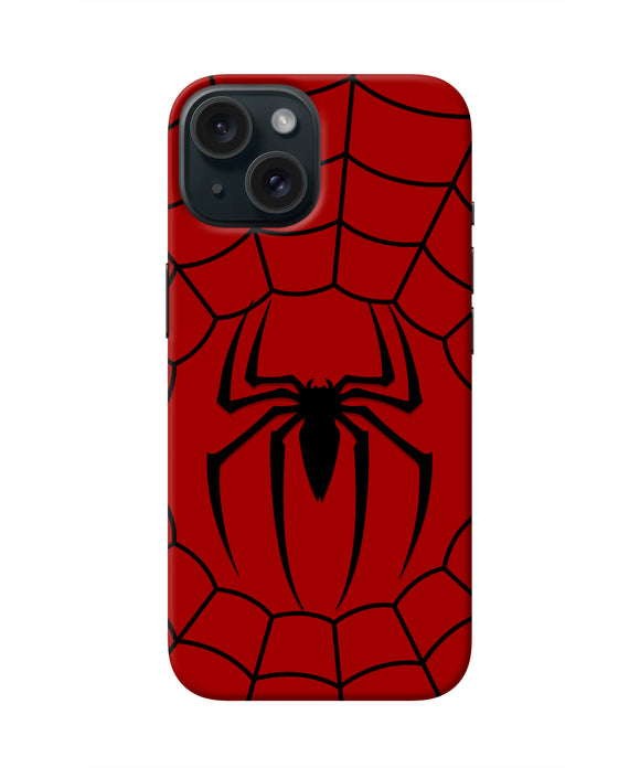 Spiderman Web iPhone 15 Real 4D Back Cover