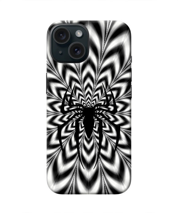 Spiderman Illusion iPhone 15 Real 4D Back Cover