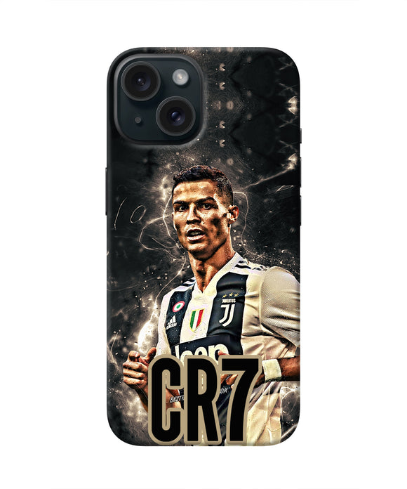 CR7 Dark iPhone 15 Real 4D Back Cover