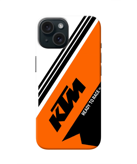 KTM Abstract iPhone 15 Real 4D Back Cover
