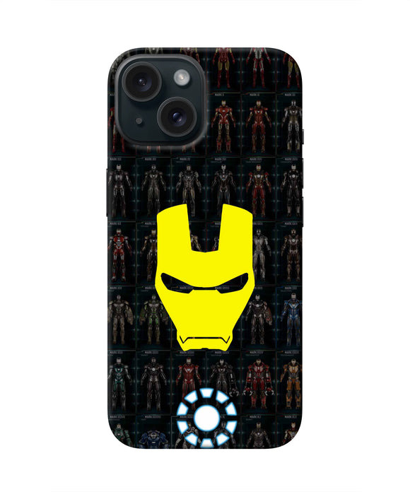 Iron Man Suit iPhone 15 Real 4D Back Cover