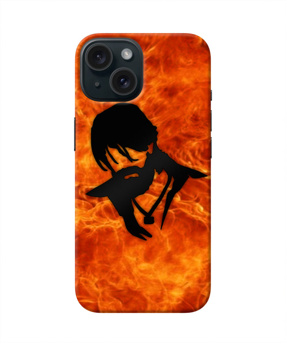 Rocky Bhai Face iPhone 15 Real 4D Back Cover