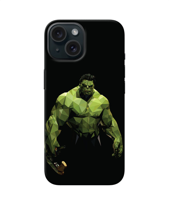 Abstract hulk buster iPhone 15 Back Cover
