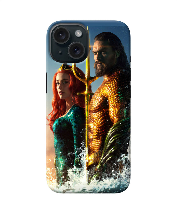 Aquaman couple iPhone 15 Back Cover