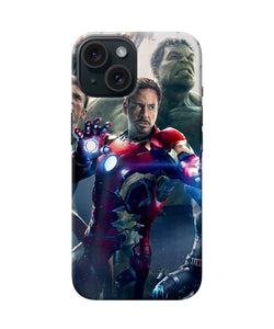 Avengers space poster iPhone 15 Back Cover