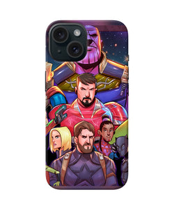 Avengers animate iPhone 15 Back Cover