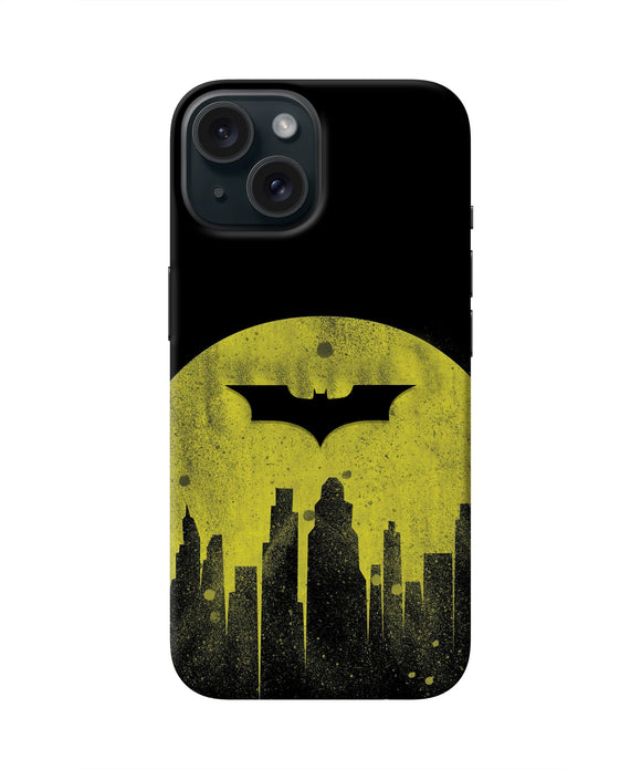 Batman Sunset iPhone 15 Plus Real 4D Back Cover
