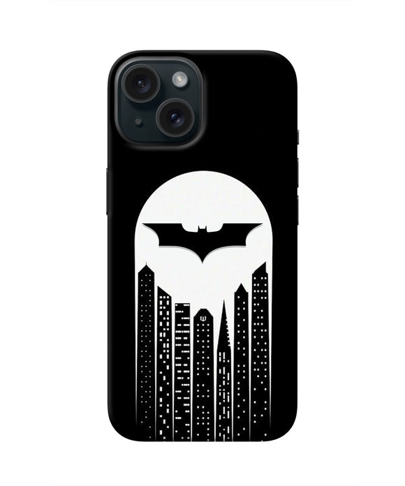 Batman Gotham City iPhone 15 Plus Real 4D Back Cover