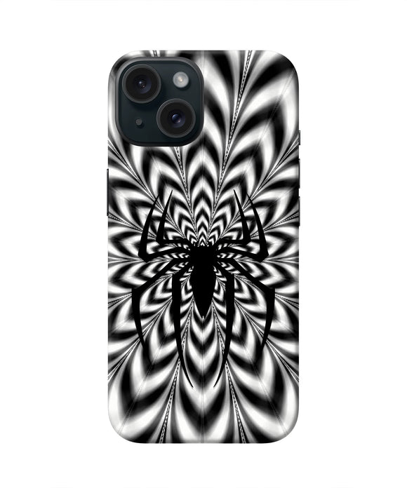 Spiderman Illusion iPhone 15 Plus Real 4D Back Cover