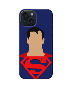 Superman Cape iPhone 15 Plus Real 4D Back Cover