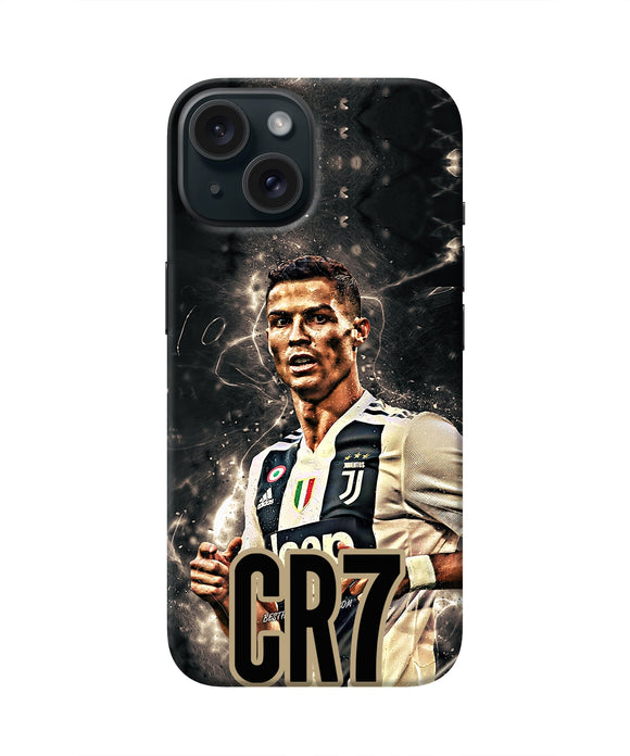 CR7 Dark iPhone 15 Plus Real 4D Back Cover