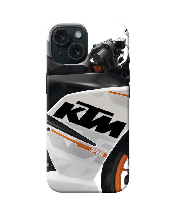 KTM Bike iPhone 15 Plus Real 4D Back Cover