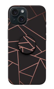 Geometric Pattern iPhone 15 Plus Pop Case