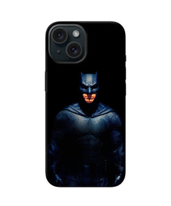 Batman dark knight poster iPhone 15 Plus Back Cover