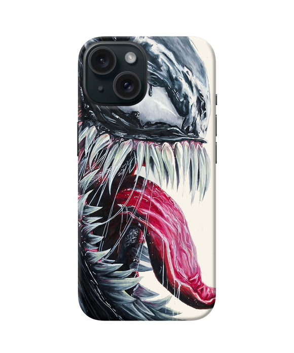 Angry venom iPhone 15 Plus Back Cover