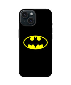 Batman logo iPhone 15 Plus Back Cover