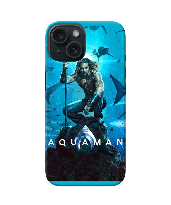 Aquaman underwater iPhone 15 Plus Back Cover