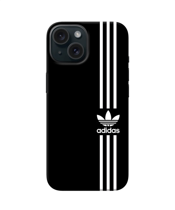 Adidas strips logo iPhone 15 Plus Back Cover