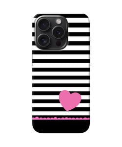 Abstract heart iPhone 15 Pro Back Cover