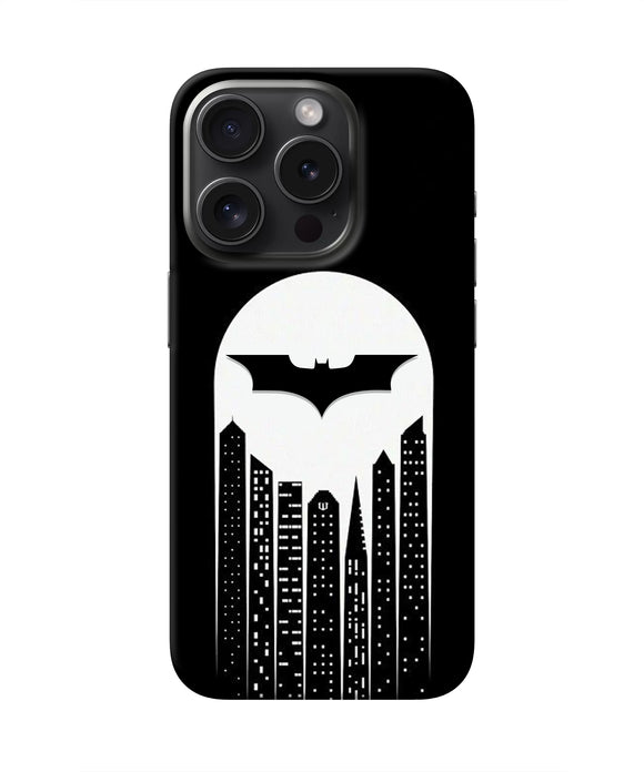 Batman Gotham City iPhone 15 Pro Real 4D Back Cover