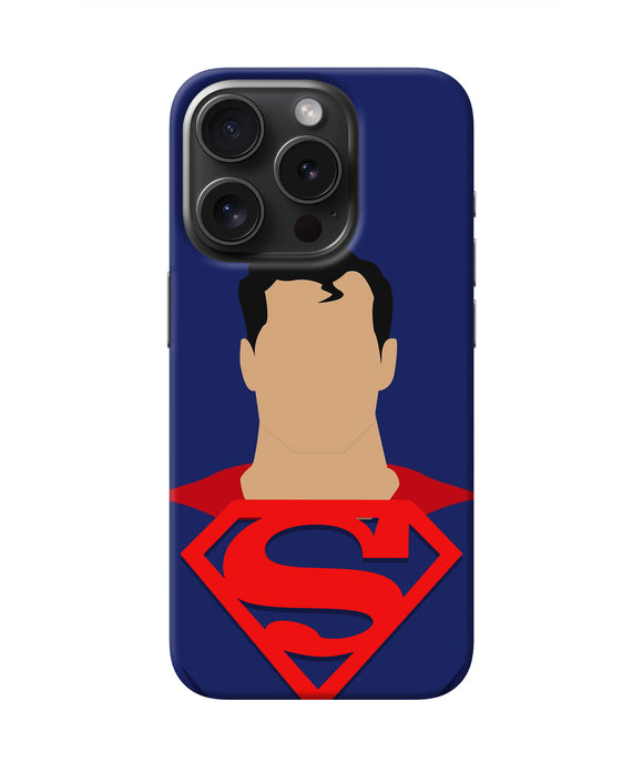 Superman Cape iPhone 15 Pro Real 4D Back Cover