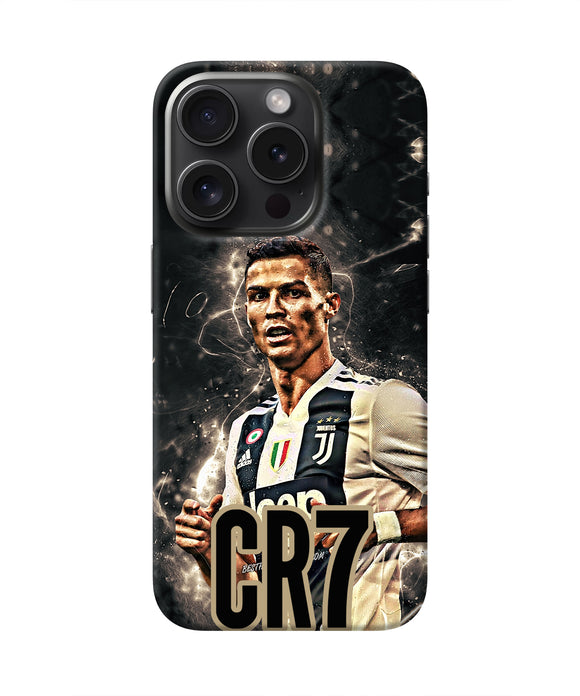 CR7 Dark iPhone 15 Pro Real 4D Back Cover