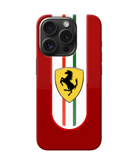 Ferrari Art iPhone 15 Pro Real 4D Back Cover