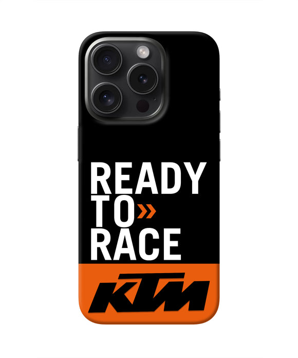 KTM Ready To Race iPhone 15 Pro Real 4D Back Cover