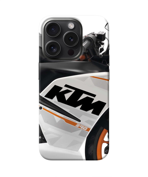 KTM Bike iPhone 15 Pro Real 4D Back Cover