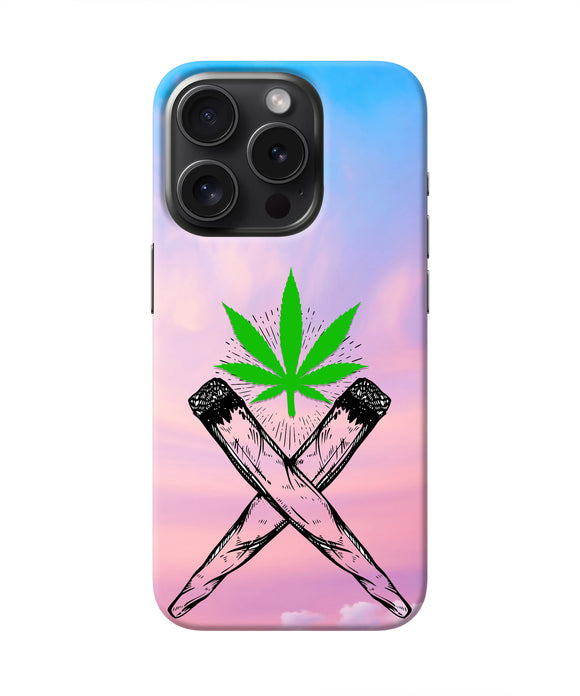 Weed Dreamy iPhone 15 Pro Real 4D Back Cover