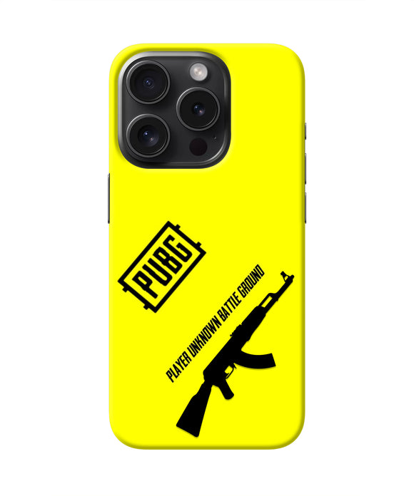 PUBG AKM Gun iPhone 15 Pro Real 4D Back Cover